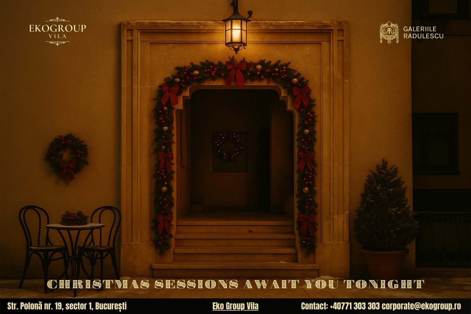 Activități de Crăciun cu parfum interbelic: magia Crăciunului anilor ’30 la Eko Group Vila